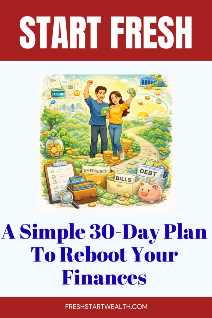 A Simple 30-Day Plan To Reboot Your Finances