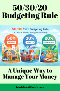 50/30/20 Budgeting Rule: A Unique Way to Manage Your Money
